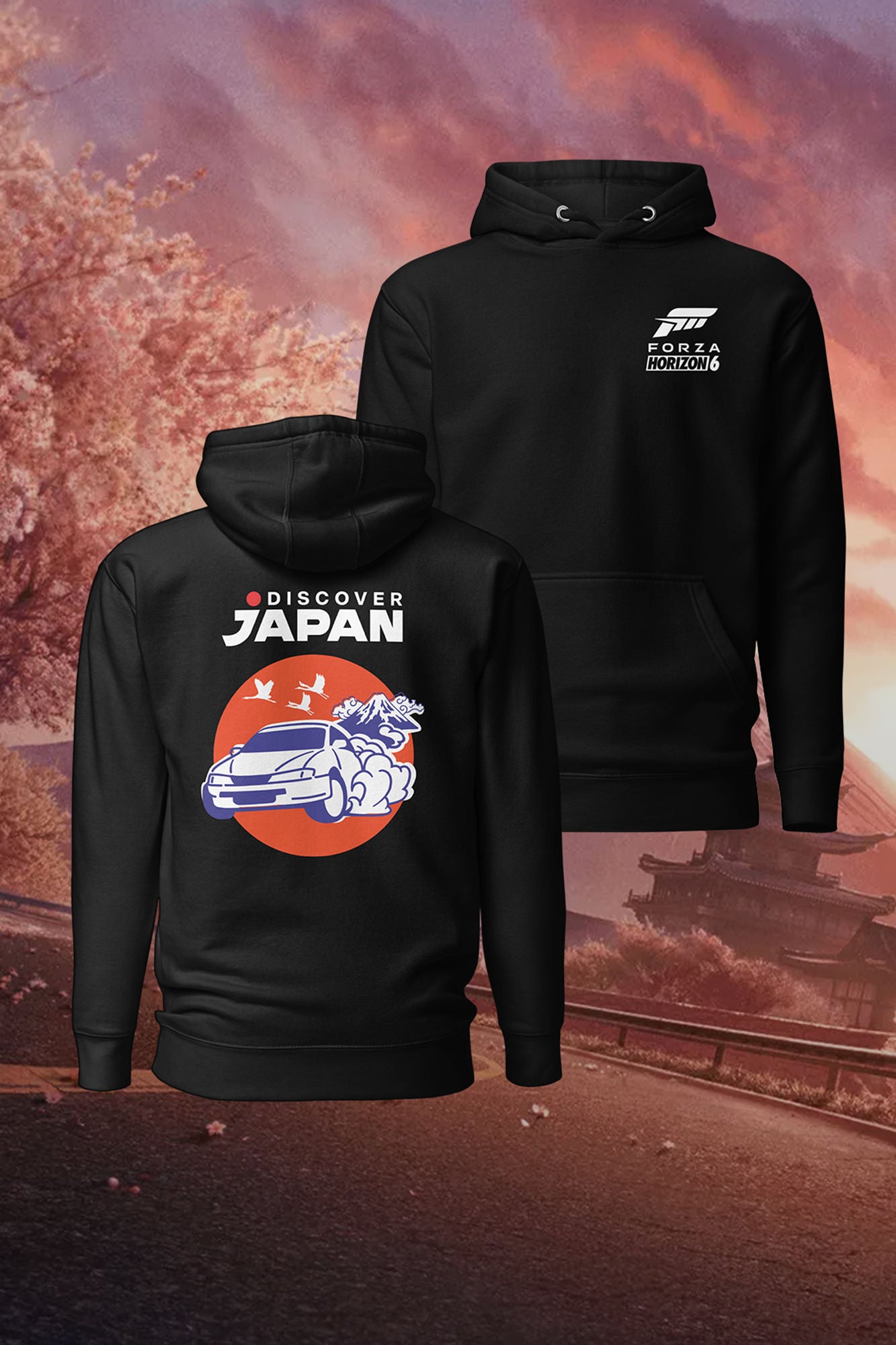 Forza Horizon 6 Discover Japan Hoodie - Black