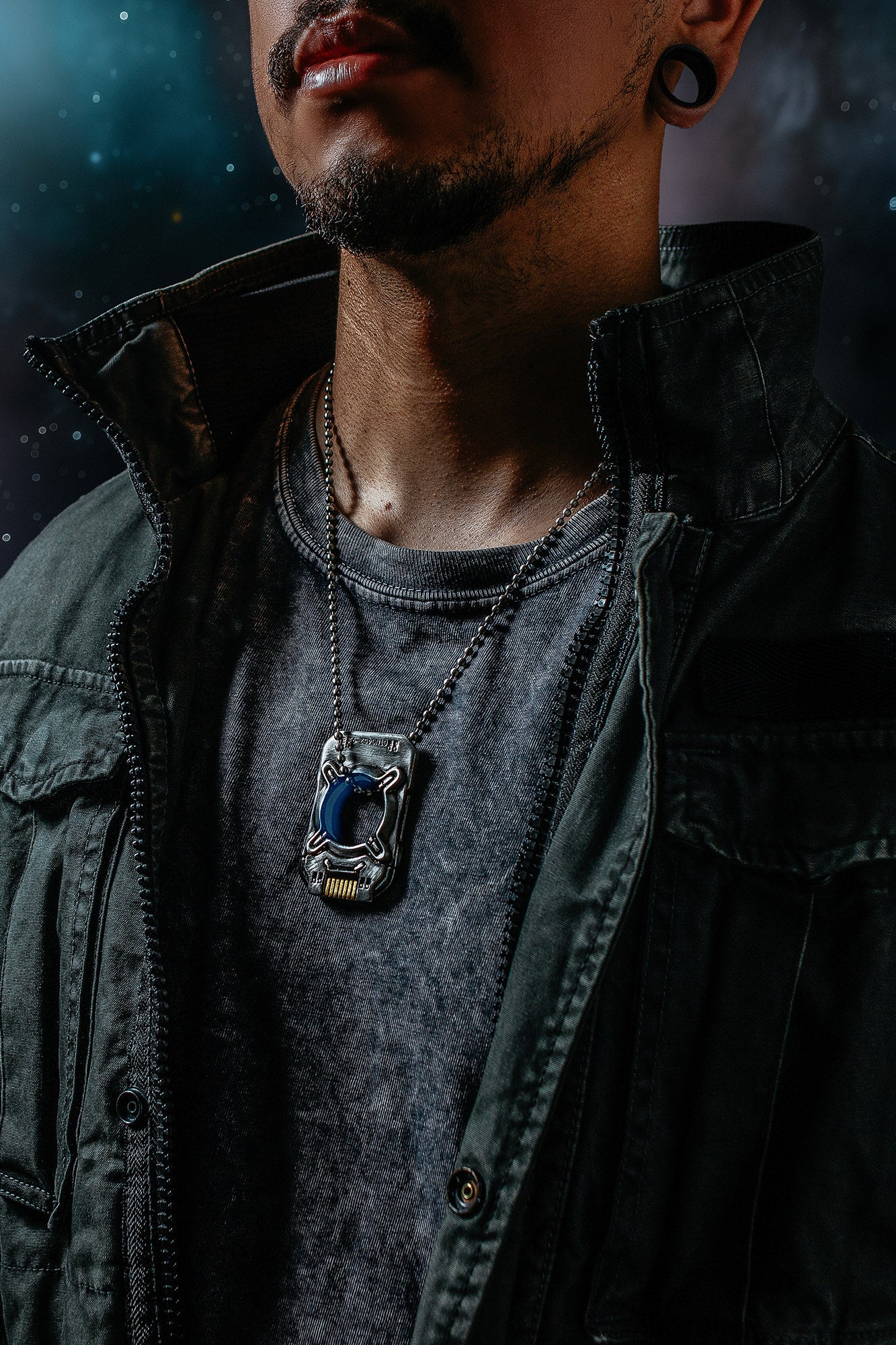 Halo x King Ice - Cortana Chip Necklace