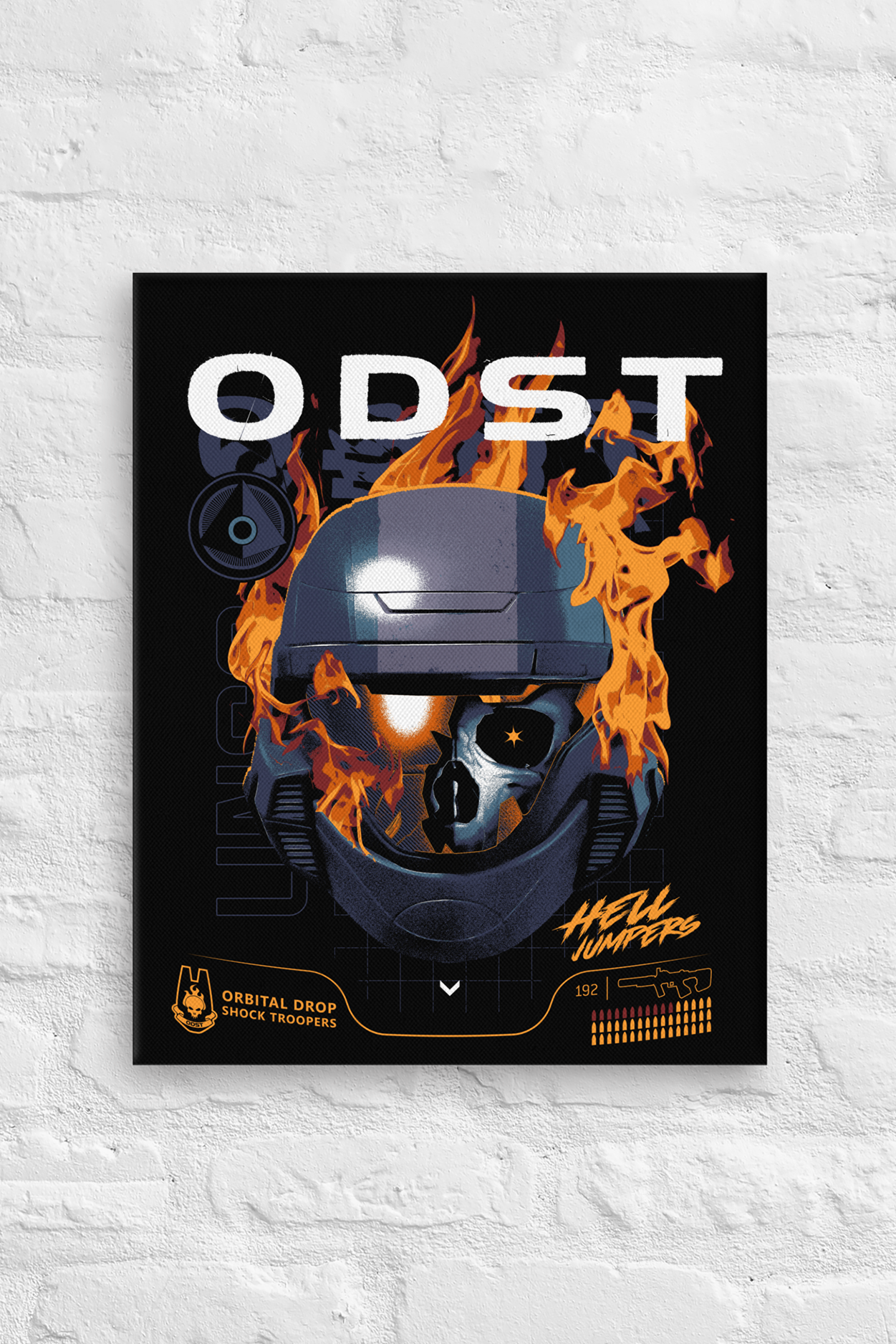 Halo ODST Helljumpers Canvas Print