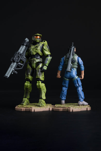 Halo Infinite The Pilot and Master Chief Action Figure 2-Pack