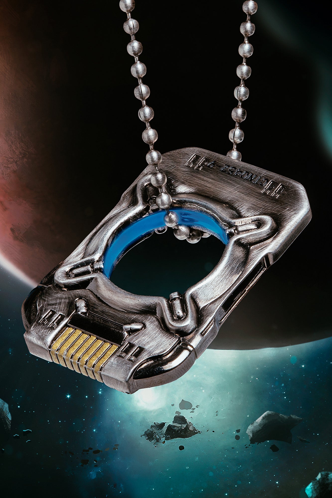 Halo x King Ice - Cortana Chip Necklace