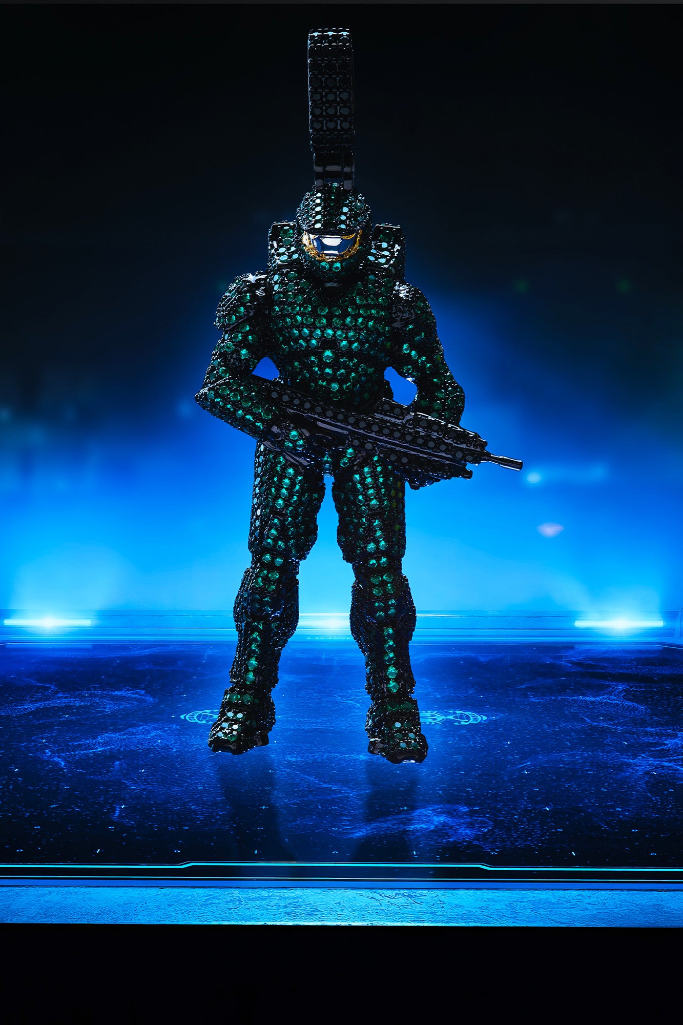 Halo x King Ice - Mark VI Master Chief Necklace
