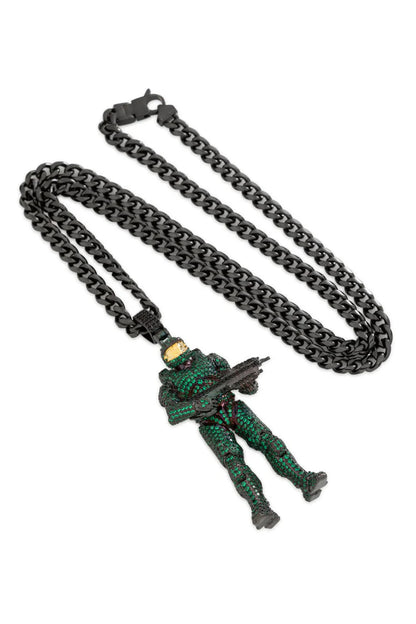 Halo x King Ice - Mark VI Master Chief Necklace